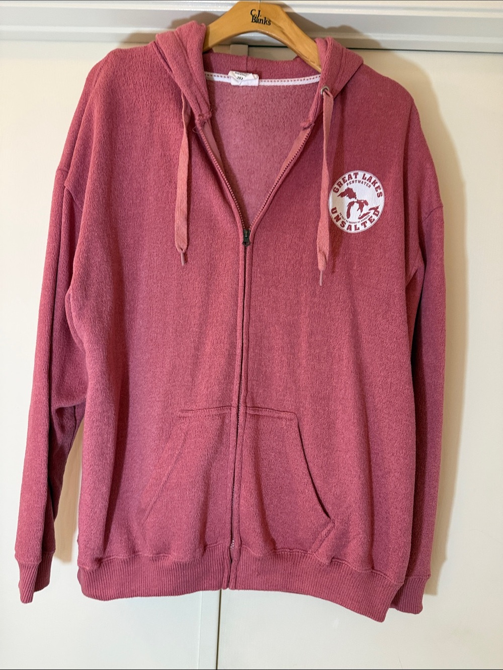 Great Lakes Unsalted Graphic Sweatshirt in Dusty Rose